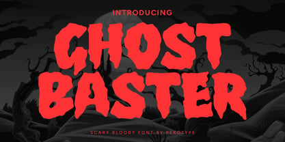 Ghost Baster Font Poster 1