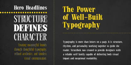 StructRock Font Poster 2