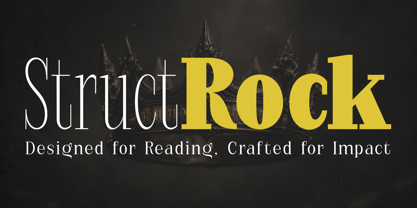 StructRock Font Poster 1