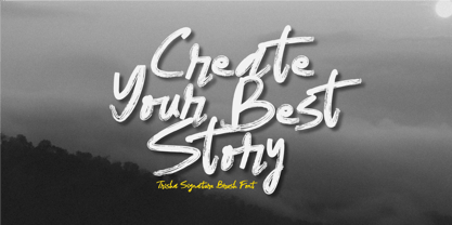 Trisha Font Poster 5