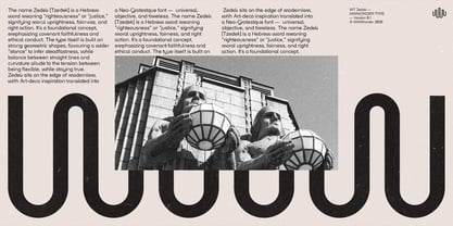 WT Zedek Font Poster 3