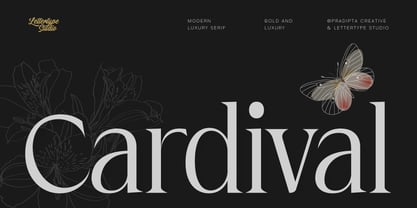 Cardival Font Poster 1