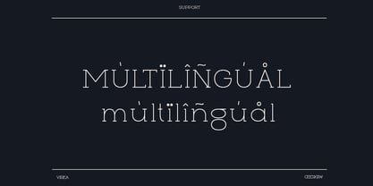 Virea Font Poster 8