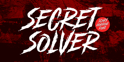 Secret Solver Font Poster 1