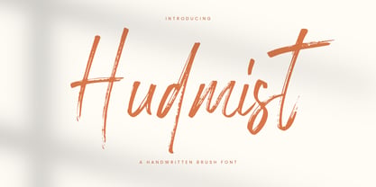 Hudmist Font Poster 1