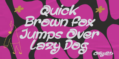 Oligeb Font Poster 8