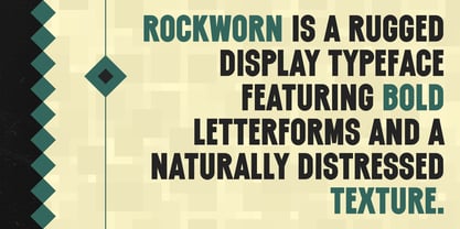 Rockworn Font Poster 2