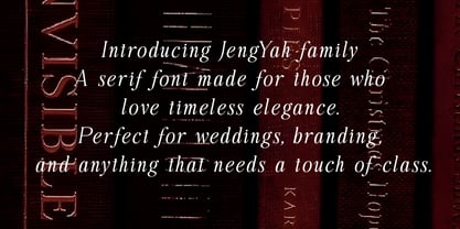 JengYah Font Poster 6