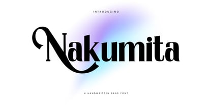 Nakumita Font Poster 1