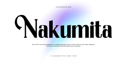 Nakumita Font Poster 14