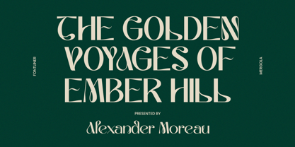Mergola Font Poster 7