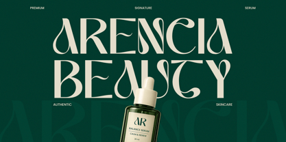 Mergola Font Poster 3