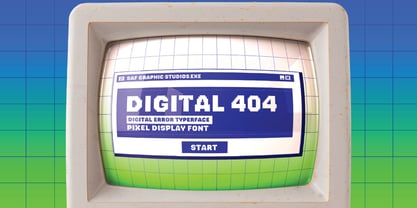 Digital404 Font Poster 1