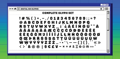 Digital404 Font Poster 5