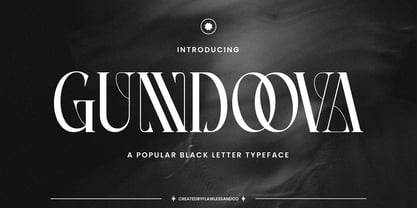 Gundoova Font Poster 1