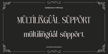 Gundoova Font Poster 10