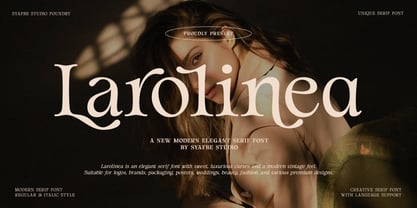 Larolinea Font Poster 1