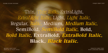 Larolinea Font Poster 3