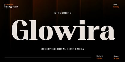 Glowira Font Poster 1