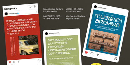 Fancro Mono Font Poster 2