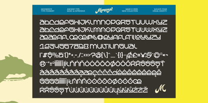 Fancro Mono Font Poster 10