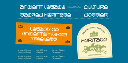 Fancro Mono Font Poster 5