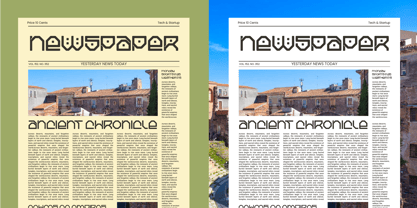Fancro Mono Font Poster 9