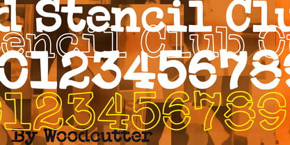 Sad Stencil Club Font Poster 6
