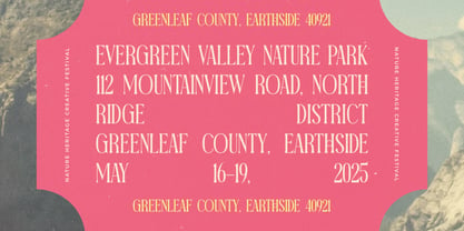 Teblust Font Poster 9