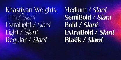 Khastiyan Font Poster 12