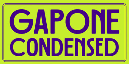 Gts Gapone Font Poster 1