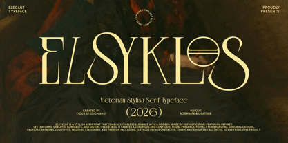 Elsyklos Font Poster 1