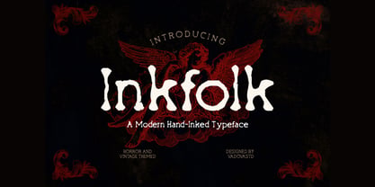 Inkfolk Font Poster 1