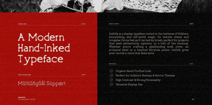 Inkfolk Font Poster 3
