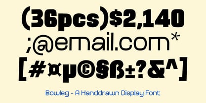 Bowleg Font Poster 10