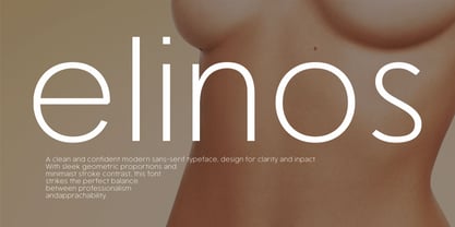 Elinos Font Poster 1