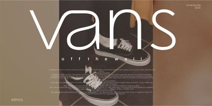 Elinos Font Poster 4