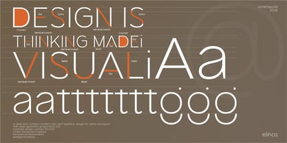 Elinos Font Poster 3