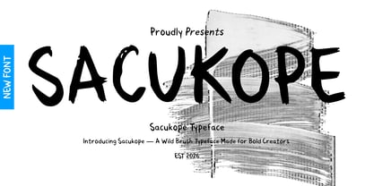 Sacukope Font Poster 1