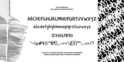 Sacukope Font Poster 5
