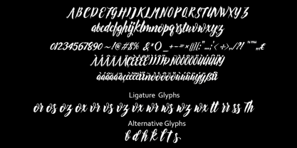 Exoticus Font Poster 5