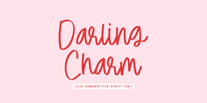Darling Charm Font Poster 1