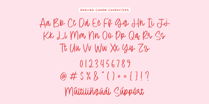 Darling Charm Font Poster 6