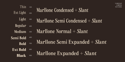 Mallone Font Poster 3