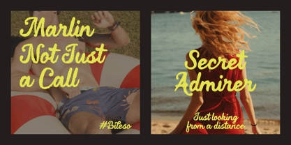 Bileso Font Poster 5