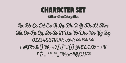 Bileso Font Poster 8