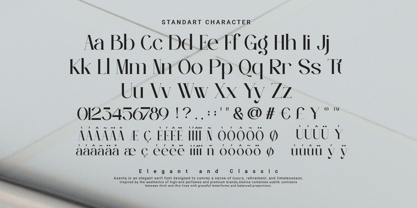 Asenta Font Poster 3