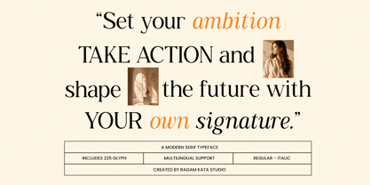 Giteral Font Poster 3