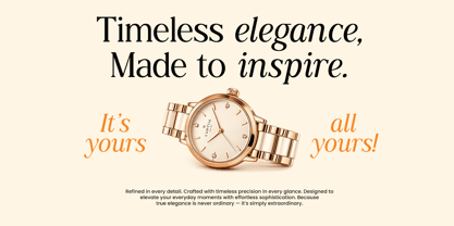 Giteral Font Poster 2