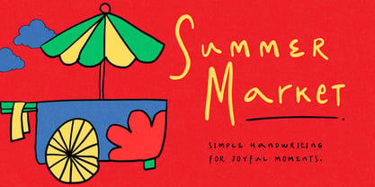 Summer Market Font Poster 1